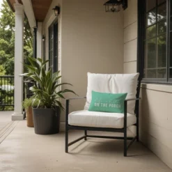 Creative Products Life Is Better On The Porch Mint 14x20 Indoor / Outdoor Pillow -Home Decor GUEST 01ec5066 2475 4bf7 b865 f4f6b588120b