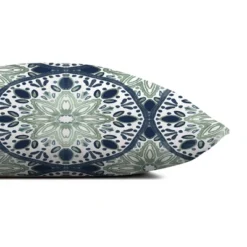 Creative Products Faded Blue Green Medallions 18x18 Indoor / Outdoor Pillow -Home Decor GUEST 0835e713 d824 419d a7c6 31ec3fb4820e