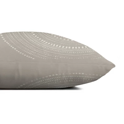 Creative Products Gray Circle Dot Pattern 18x18 Indoor / Outdoor Pillow 3 Creative Products Gray Circle Dot Pattern 18x18 Indoor / Outdoor Pillow - Image 3