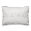 Creative Products Winter Town No Place Like Home 20 X 14 Indoor / Outdoor Pillow
