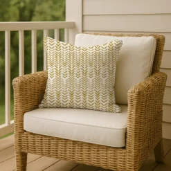 Creative Products Herringbone Print 5 16 X 16 Indoor / Outdoor Pillow -Home Decor GUEST 113b1f40 8ddb 4a60 a22b 7495fb5bf66e