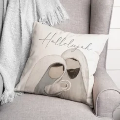 Creative Products Hallelujah 18 X 18 Indoor / Outdoor Pillow -Home Decor GUEST 13f10777 3a44 444b bff2 262792a1c903