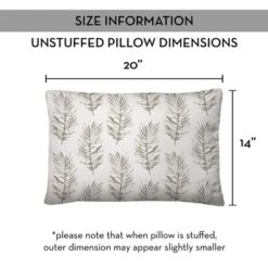 Creative Products White Fern Pattern 14x20 Indoor / Outdoor Pillow -Home Decor GUEST 14ca452c d0e1 4b35 9d18 09e560df8206