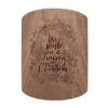 Creative Products We Wish You A Merry Christmas 11 X 8 Walnut Oval Cutting Board