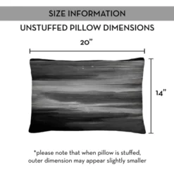 Creative Products Black Streaks 14x20 Indoor / Outdoor Pillow -Home Decor GUEST 1af53983 37db 436d 8fa4 d6decdcd3abd