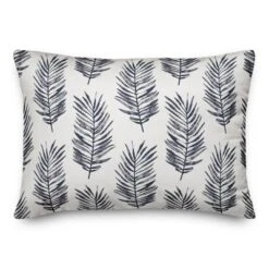 Creative Products Blue Fern Pattern 14x20 Indoor / Outdoor Pillow