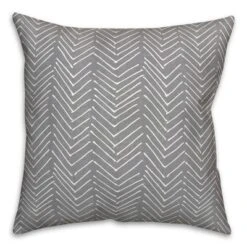 Creative Products Scribble Chevron 2 16 X 16 Indoor / Outdoor Pillow