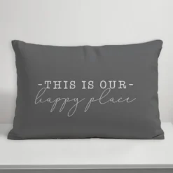 Creative Products This Is Our Happy Place Grey And White 14x20 Indoor / Outdoor Pillow 10 Creative Products This Is Our Happy Place Grey And White 14x20 Indoor / Outdoor Pillow -Home Decor GUEST 2038eb3f 43b0 4f61 943f 8629471cc2d7