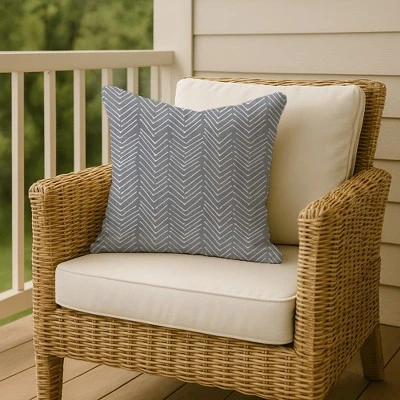 Creative Products Scribble Chevron 2 16 X 16 Indoor / Outdoor Pillow 5 Creative Products Scribble Chevron 2 16 X 16 Indoor / Outdoor Pillow - Image 5