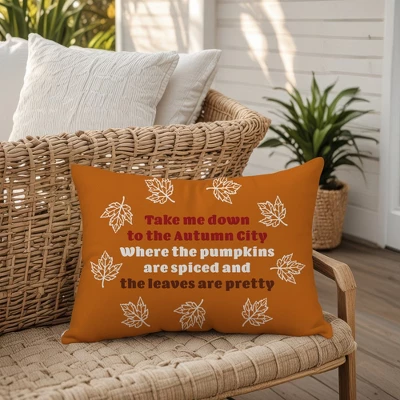 Creative Products Pumpkins Are Spiced And Leaves Are Pretty 20 X 14 Indoor / Outdoor Pillow 5 Creative Products Pumpkins Are Spiced And Leaves Are Pretty 20 X 14 Indoor / Outdoor Pillow - Image 5