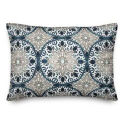 Creative Products Faded Gray Blue Medallions 14x20 Indoor / Outdoor Pillow 17 Creative Products Faded Gray Blue Medallions 14x20 Indoor / Outdoor Pillow -Home Decor GUEST 24df24ec 3d3c 446d b740 c556980afc3d