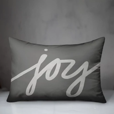 Creative Products Joy Script 20 X 14 Indoor / Outdoor Pillow 2 Creative Products Joy Script 20 X 14 Indoor / Outdoor Pillow - Image 2