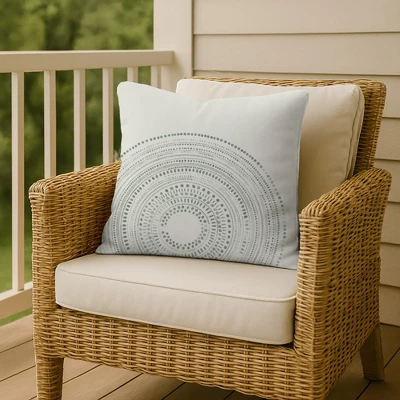 Creative Products White Circle Dot Pattern 18x18 Indoor / Outdoor Pillow 5 Creative Products White Circle Dot Pattern 18x18 Indoor / Outdoor Pillow - Image 5
