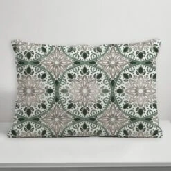 Creative Products Faded Gray Green Medallions 14x20 Indoor / Outdoor Pillow -Home Decor GUEST 30be1e32 510f 44a6 9b83 36d1ede195fb