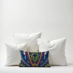 Creative Products Navy Background Folk Pattern 14x20 Indoor / Outdoor Pillow -Home Decor GUEST 369e69e4 6d9f 4cc7 a11d b4f70a214ad3