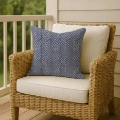 Creative Products Scribble Chevron 1 16 X 16 Indoor / Outdoor Pillow -Home Decor GUEST 38b31b72 b1a3 47d1 9efa 76ba87618a06