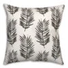 Creative Products Black Fern Pattern 18x18 Indoor / Outdoor Pillow
