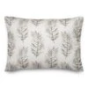 Creative Products White Fern Pattern 14x20 Indoor / Outdoor Pillow