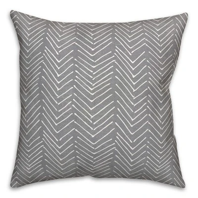 Creative Products Scribble Chevron 2 16 X 16 Indoor / Outdoor Pillow 9 Creative Products Scribble Chevron 2 16 X 16 Indoor / Outdoor Pillow - Image 9