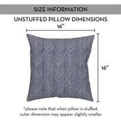 Creative Products Scribble Chevron 1 16 X 16 Indoor / Outdoor Pillow -Home Decor GUEST 44011e86 2bde 4cb9 b3d7 a980a92533ac