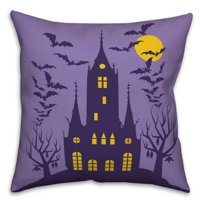 Creative Products Haunted House 18x18 Indoor / Outdoor Pillow 2 Creative Products Haunted House 18x18 Indoor / Outdoor Pillow - Image 2