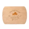 Creative Products It's The Most Wonderful Time Of The Year 8 X 11 Redwood Oval Cutting Board