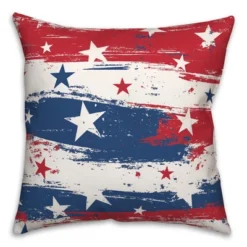 Creative Products Distressed Stars And Stripes 18 X 18 Indoor / Outdoor Pillow -Home Decor GUEST 4cdaa812 0ffe 4fe6 99b5 78a2c0cbcfec