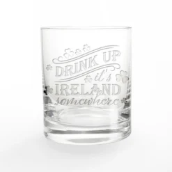 Creative Products Drink Up It's Ireland Somewhere 11oz Whiskey Glass