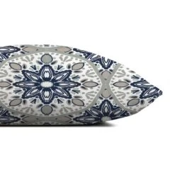 Creative Products Faded Blue Gray Medallions 18x18 Indoor / Outdoor Pillow -Home Decor GUEST 53f7a48f 941b 4392 8e5d 58e88c42d563