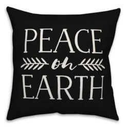Creative Products Peace On Earth 16x16 Indoor / Outdoor Pillow -Home Decor GUEST 54739d52 d642 42d6 9166 1e79d74ec017