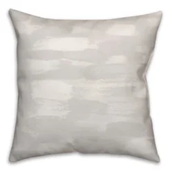 Creative Products White Brushstroke Pattern 18x18 Indoor / Outdoor Pillow -Home Decor GUEST 55608286 d041 4dce 94df 6d4e4750355f