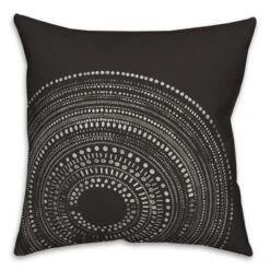 Creative Products Black Circle Dot Pattern 18x18 Indoor / Outdoor Pillow 17 Creative Products Black Circle Dot Pattern 18x18 Indoor / Outdoor Pillow -Home Decor GUEST 56057914 d49b 4dca 826a 6294fc02e49c