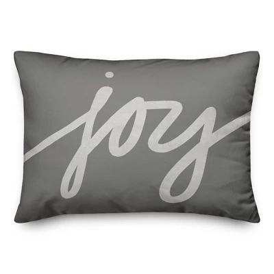 Creative Products Joy Script 20 X 14 Indoor / Outdoor Pillow 3 Creative Products Joy Script 20 X 14 Indoor / Outdoor Pillow - Image 3