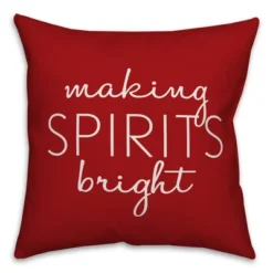 Creative Products Making Spirits Bright 16x16 Indoor / Outdoor Pillow 5 Creative Products Making Spirits Bright 16x16 Indoor / Outdoor Pillow -Home Decor GUEST 57cc3c61 54b8 44a0 9a12 079b198e0f0a