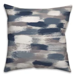 Creative Products Blue Brushstroke Pattern 18x18 Indoor / Outdoor Pillow -Home Decor GUEST 57fd41aa 4399 48c8 be47 de4fbff48658
