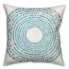 Creative Products Round Blue Dashes 20x20 Indoor / Outdoor Pillow