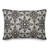Creative Products Faded Black Gray Medallions 14x20 Indoor / Outdoor Pillow