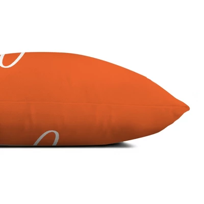 Creative Products Relax Thin Script Orange 14x20 Indoor / Outdoor Pillow 2 Creative Products Relax Thin Script Orange 14x20 Indoor / Outdoor Pillow - Image 2