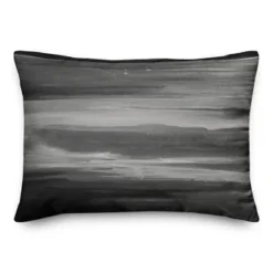Creative Products Black Streaks 14x20 Indoor / Outdoor Pillow -Home Decor GUEST 67c740a1 77f9 4d20 b471 ff630c4aee26