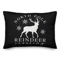 Creative Products North Pole Reindeer Crossing 14x20 Indoor / Outdoor Pillow -Home Decor GUEST 6ddc92f5 7b6a 4eb5 87fe a62227269b26