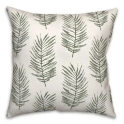 Creative Products Green Fern Pattern 18x18 Indoor / Outdoor Pillow -Home Decor GUEST 6e3f4a68 1e52 4ff0 bcbe 4b0183a0fcff