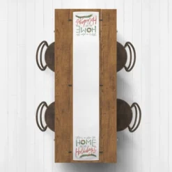 Creative Products Home For The Holidays 16 X 72 Cotton Twill Table Runner