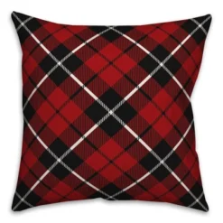 Creative Products Red And Black Farmhouse Plaid 20x20 Indoor / Outdoor Pillow -Home Decor GUEST 6fe54eb7 a9f2 4db4 96b7 ba665d8346b5 2