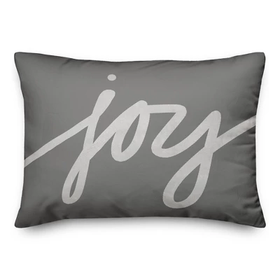 Creative Products Joy Script 20 X 14 Indoor / Outdoor Pillow 1 Creative Products Joy Script 20 X 14 Indoor / Outdoor Pillow
