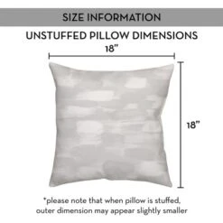 Creative Products White Brushstroke Pattern 18x18 Indoor / Outdoor Pillow -Home Decor GUEST 734d05f2 a1bd 47d5 b2fd ff904c08d484