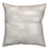 Creative Products White Brushstroke Pattern 18x18 Indoor / Outdoor Pillow