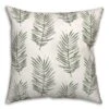 Creative Products Green Fern Pattern 18x18 Indoor / Outdoor Pillow