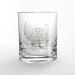 Creative Products Gobble Til You Wobble 11 Oz. Whiskey Glass