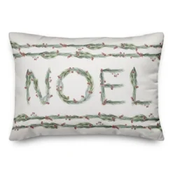 Creative Products Noel Holly 20 X 14 Indoor / Outdoor Pillow -Home Decor GUEST 7f6aab59 5482 4be1 8c5f ff4eb6a1b13e