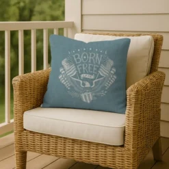 Creative Products Born Free 18 X 18 Indoor / Outdoor Pillow -Home Decor GUEST 8224b4ca e801 4f92 b39d 1c22b2760d01